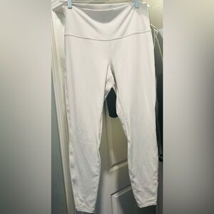 Lululemon- size 14 cream colored leggings